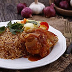 Nasi Briani Ayam Masak Merah food