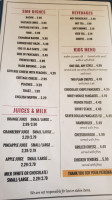 Buttermilk Pancake House menu