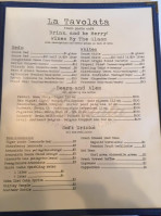 La Tavolata menu