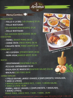 Aroma Latin Cuisine More menu