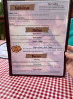 Bear's Belly Bbq At Fox Run Lodge menu