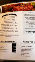 BARRA GALERA menu