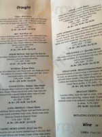 Little Beast Brewing Beer Garden menu