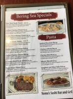 Bering Sea Grill menu