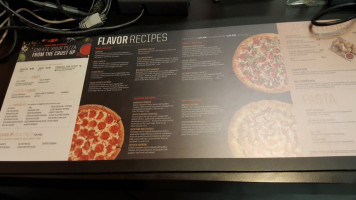 Pizza Hut menu