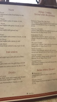 Indus Village menu