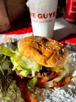 Five Guys Burgers Fries food