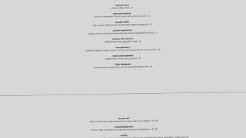 Poulet menu