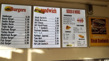 Chubby Freeze menu