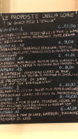 La Sfiziosa menu