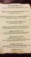 Osteria La Vecchia Posta menu