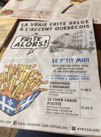 Frite Alors! Mcgill menu