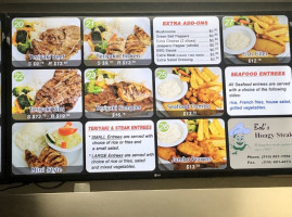 Bob's Hoagy Steaks menu