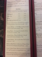 Cafe La Fleur menu