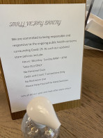 Small Victory Bakery menu