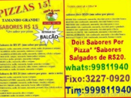 Pizzaria 4 Estacoes menu