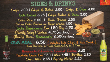 John Juan Burger & Burrito menu