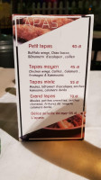 L'opéra menu