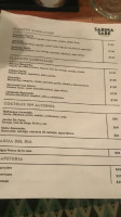 Sabina Sabe menu