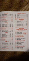 Tai Chang Chinese menu