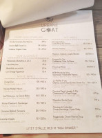 Urbane Goat menu