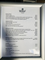 Global Cafe menu