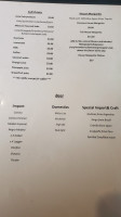 Tavos Signature Cuisine menu