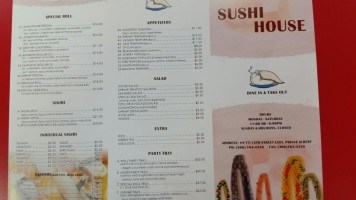 Sushi House menu