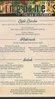 Linguine's Italian Restaurant menu