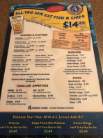 C-lovers Fish Chips menu