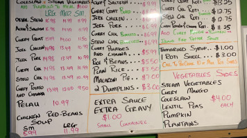 Caribbean Stove Pickup menu