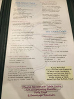 Grand Pub and Grill menu