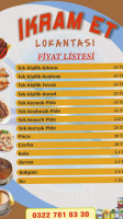 İkram Lokantası food