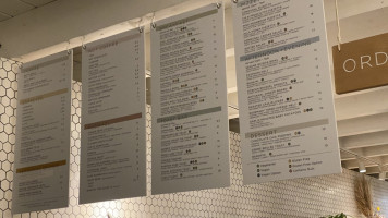 Communal Coffee menu