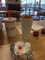 Five Guys Burgers Fries food