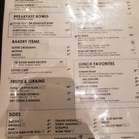 Café 500 menu