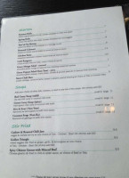 Sabai Thai Eatery menu