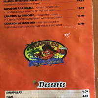 Acapulco Mexican menu