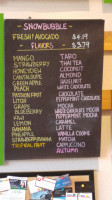 Tapioca Express menu