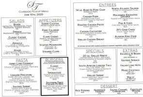 The Stone Terrace by John Henry's menu