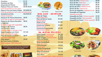 El Nopal menu