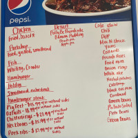 Belly's Soul Food Diner menu