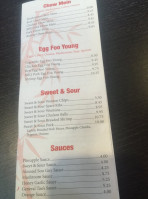 Hoy's Chinese Cuisine menu