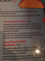 3 Amigos menu