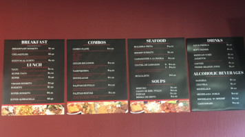 Mercado La Torre menu