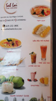 Sab Lai Thai Kitchen menu