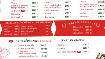 Dos Puertas menu