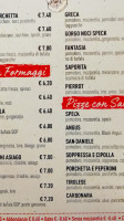 Pizzeria D'asporto Idomino menu