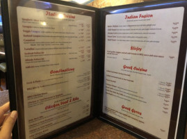 Bozzini's Greek, Indian, Italian menu