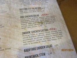 Sonny's Bbq menu